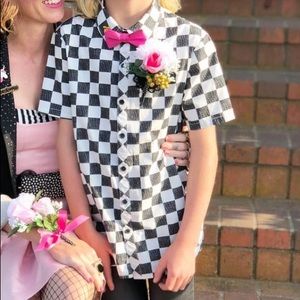 Lot of 2 Target Boys Button Down Shirts, 8/10